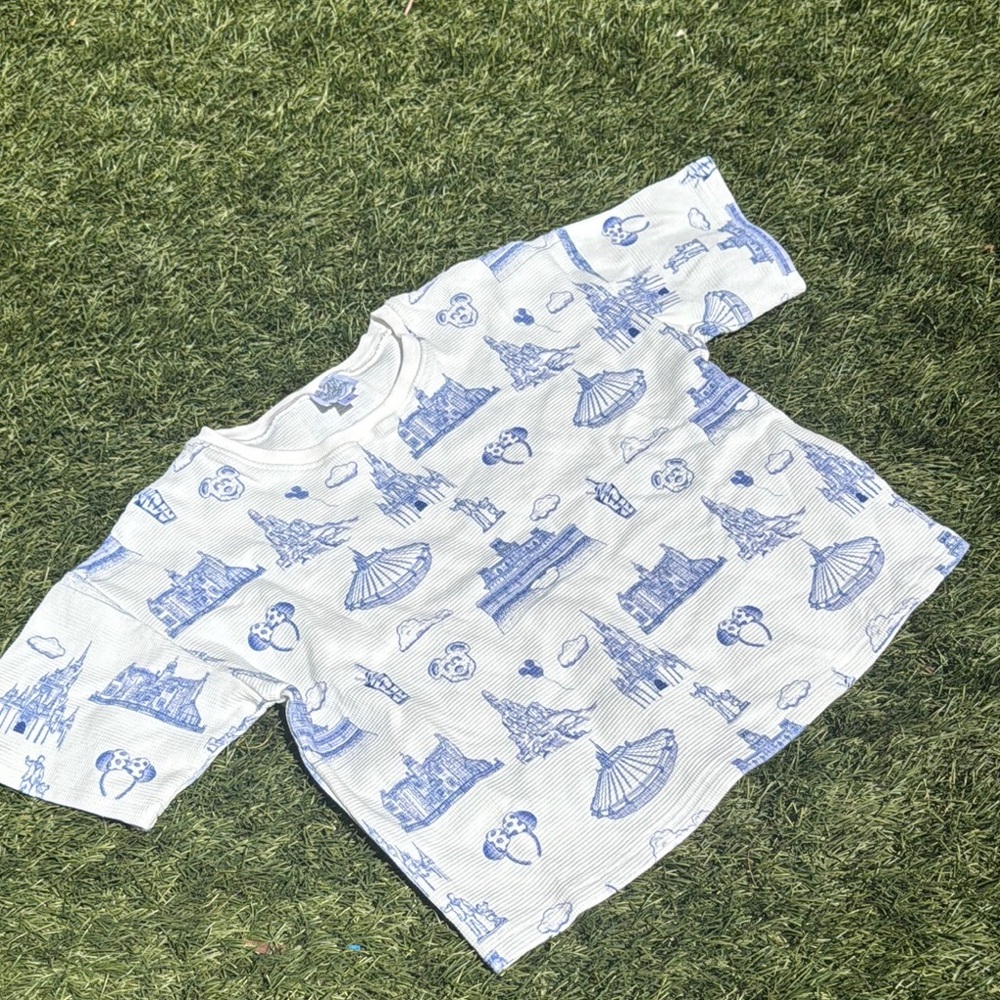Disney women’s waffled top.